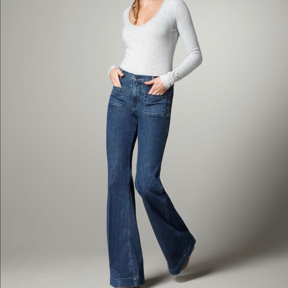 J Brand high waist flare jeans
